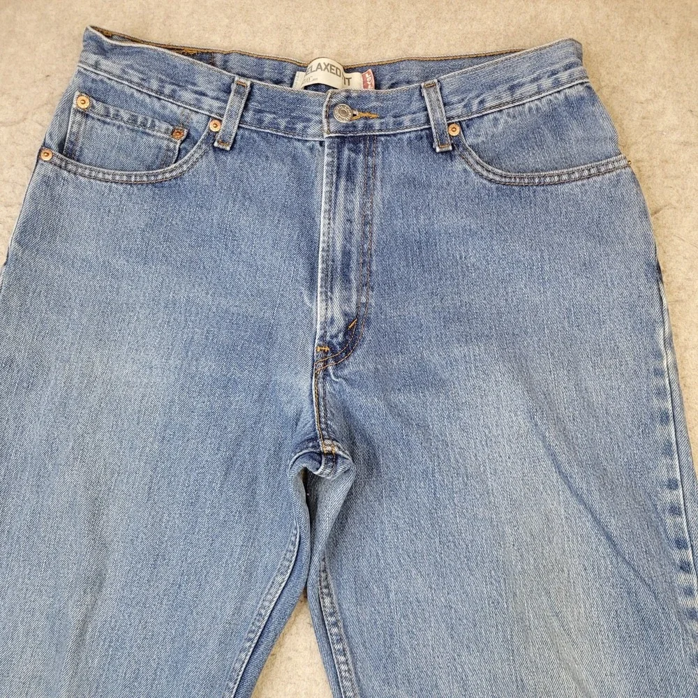 Levi's 550 Jeans Mens 36x34 (Tag 36x36) Blue Denim‎ Relaxed Straight Vintage Y2K